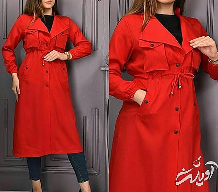 مانتو دخترانه افراد قد کوتاه مانتو برای دختران قد کوتاه , مدل مانتو چهار خانه برای افراد قد کوتاه , مانتو کمربند دار برای افراد قد کوتاه